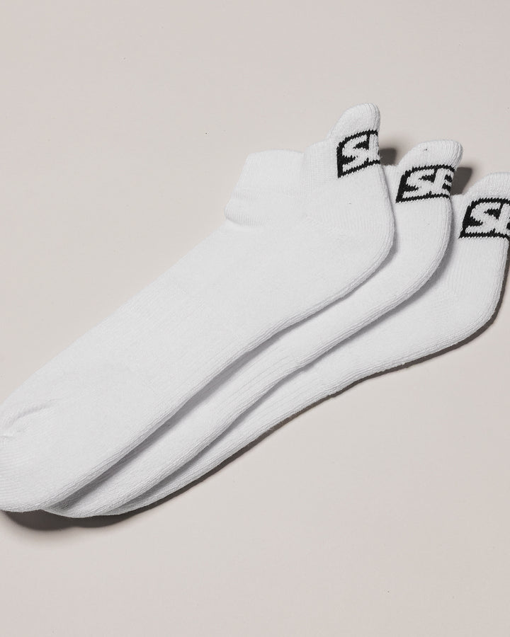 White Trainer Socks 3 Pack