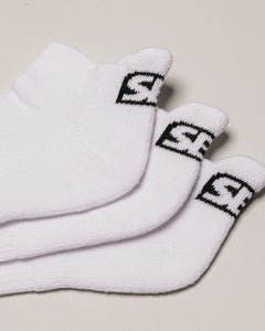 White Trainer Socks 3 Pack