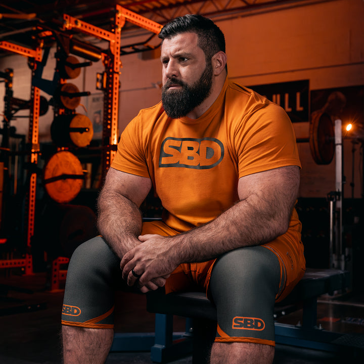 Forge Gray Powerlifting Knee Sleeves