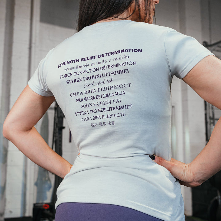 Women's Aspire Off White T-Shirt