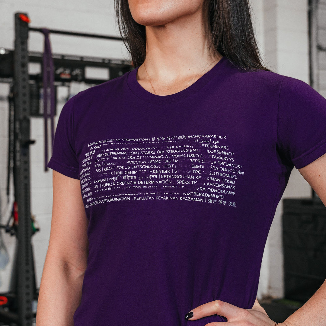 Women's Aspire Purple T-Shirt