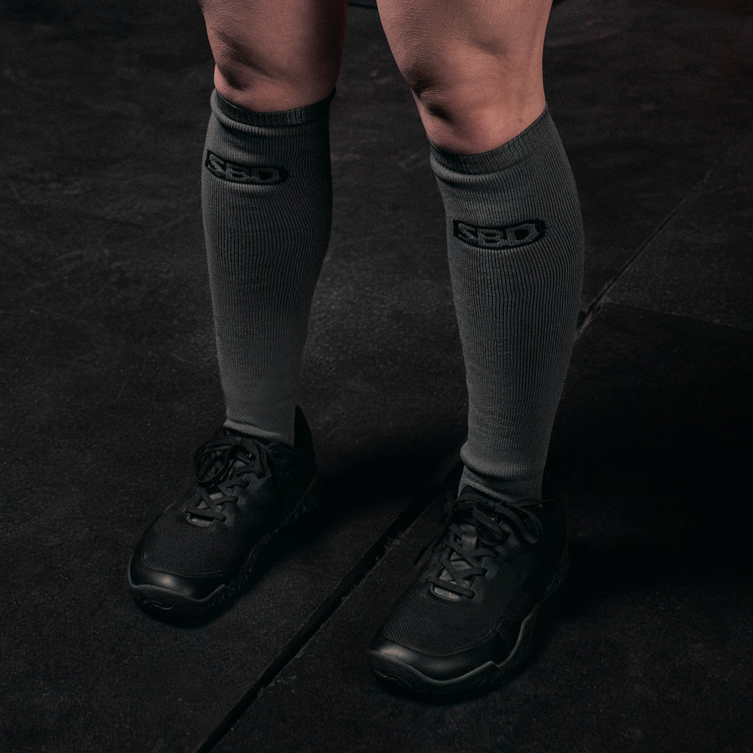 Forge Gray Deadlift Socks