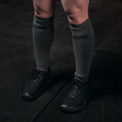 Forge Gray Deadlift Socks