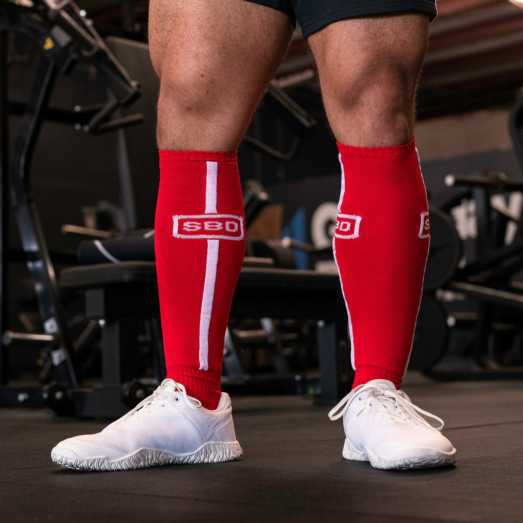 Summer 2019 Red Deadlift Socks