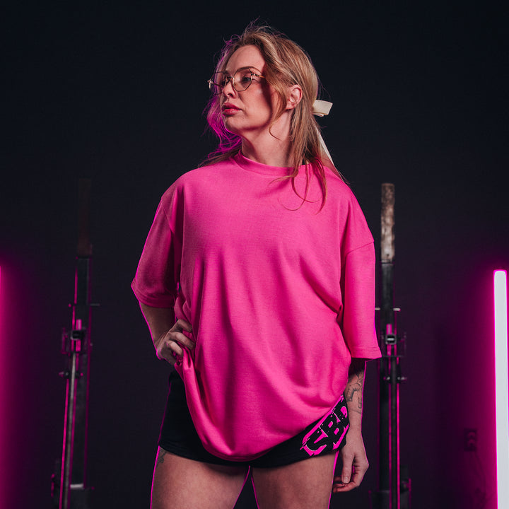 Nova Glow Pink Oversized T-Shirt