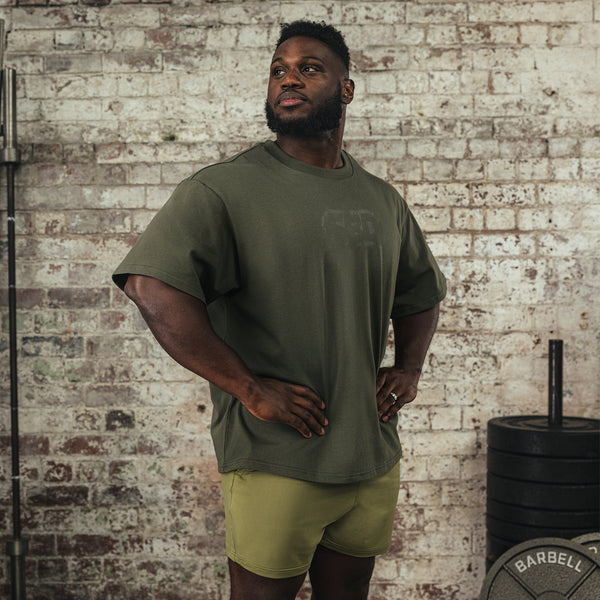 Oversized-T-Shirt-Khaki-Men-