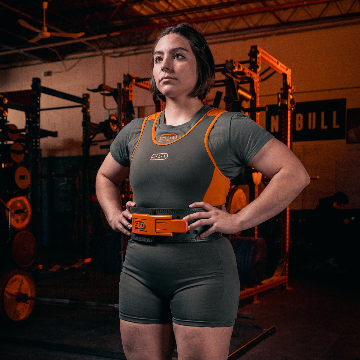 Women's Forge Gray Powerlifting Singlet