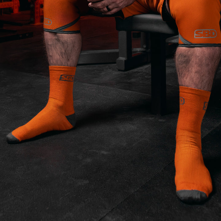 Forge Orange Sports Socks