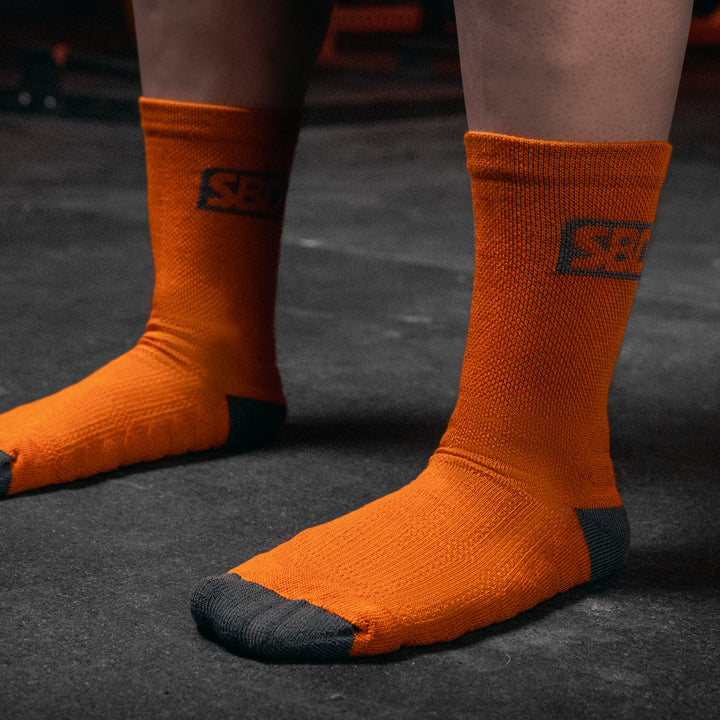 Forge Orange Sports Socks