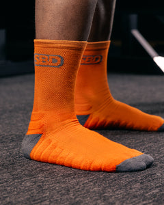 Forge Orange Sports Socks
