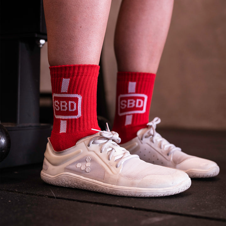 Summer 2019 Red Sports Socks