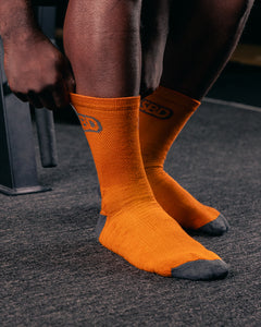Forge Orange Sports Socks