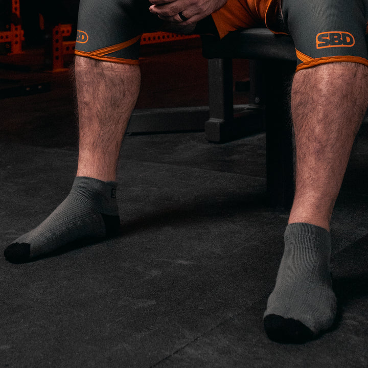 Forge Gray Athletic Socks