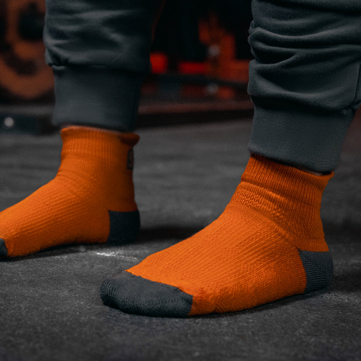 Forge Orange Athletic Socks