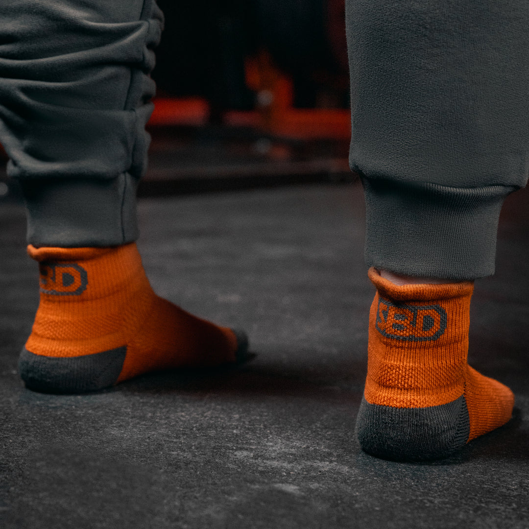 Forge Orange Athletic Socks