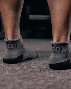 Forge Gray Athletic Socks