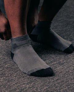 Forge Gray Athletic Socks