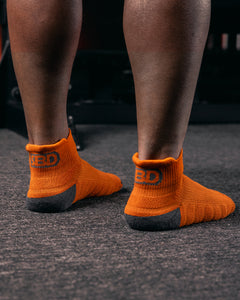 Forge Orange Athletic Socks