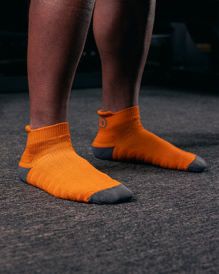 Forge Orange Athletic Socks