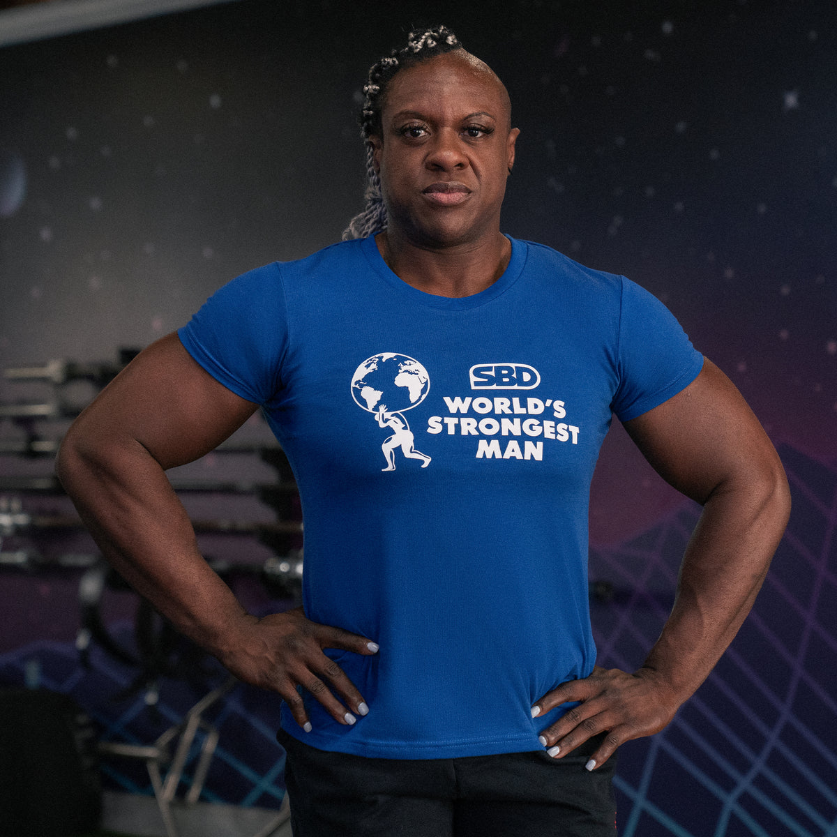 2024 World's Strongest Man T-Shirt Blue
