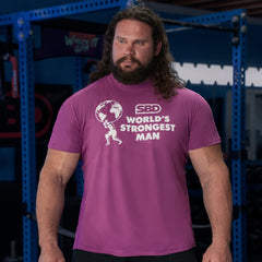 2024 World's Strongest Man T-Shirt Purple