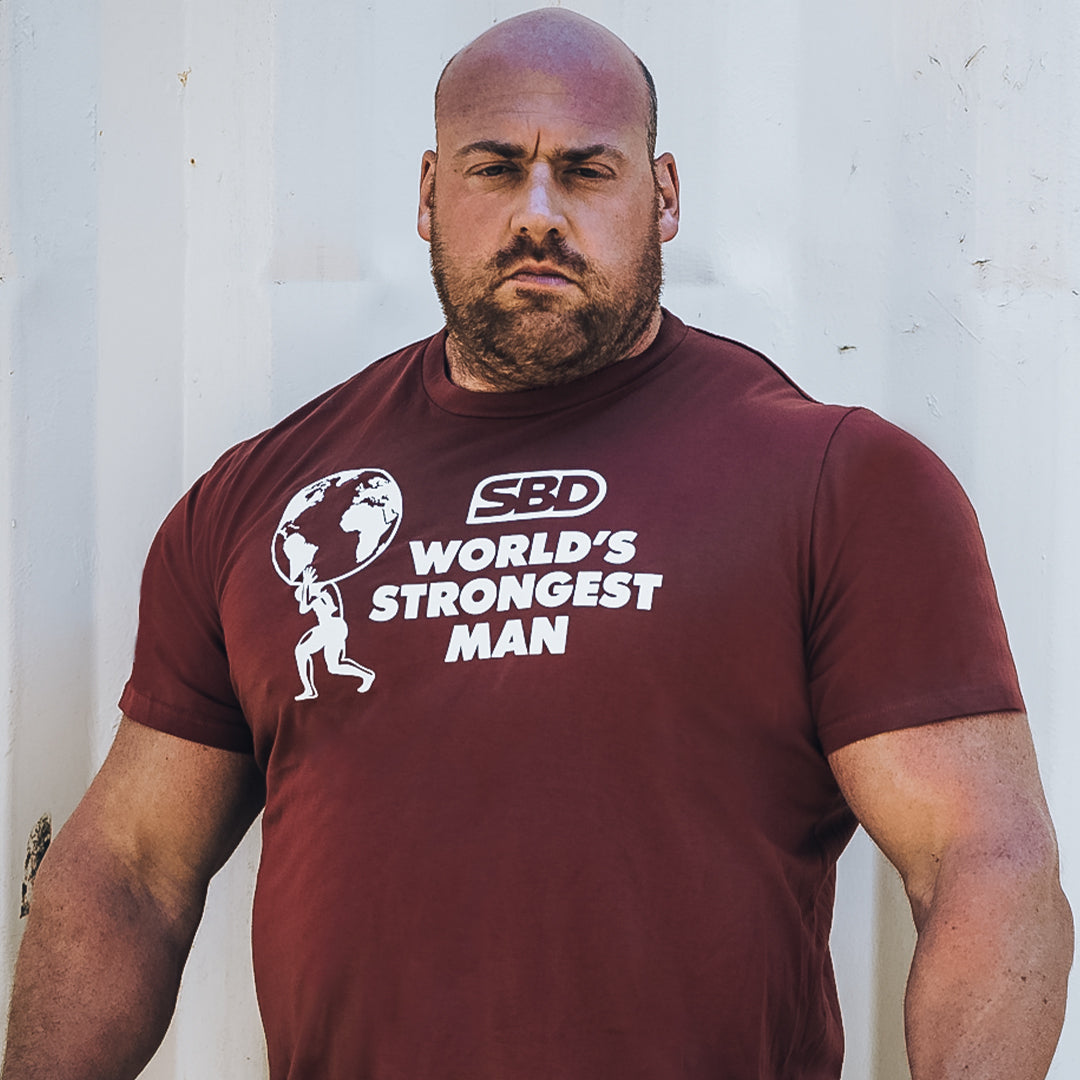 2021 World's Strongest Man T-Shirt Brick