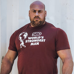 2021 World's Strongest Man T-Shirt Brick