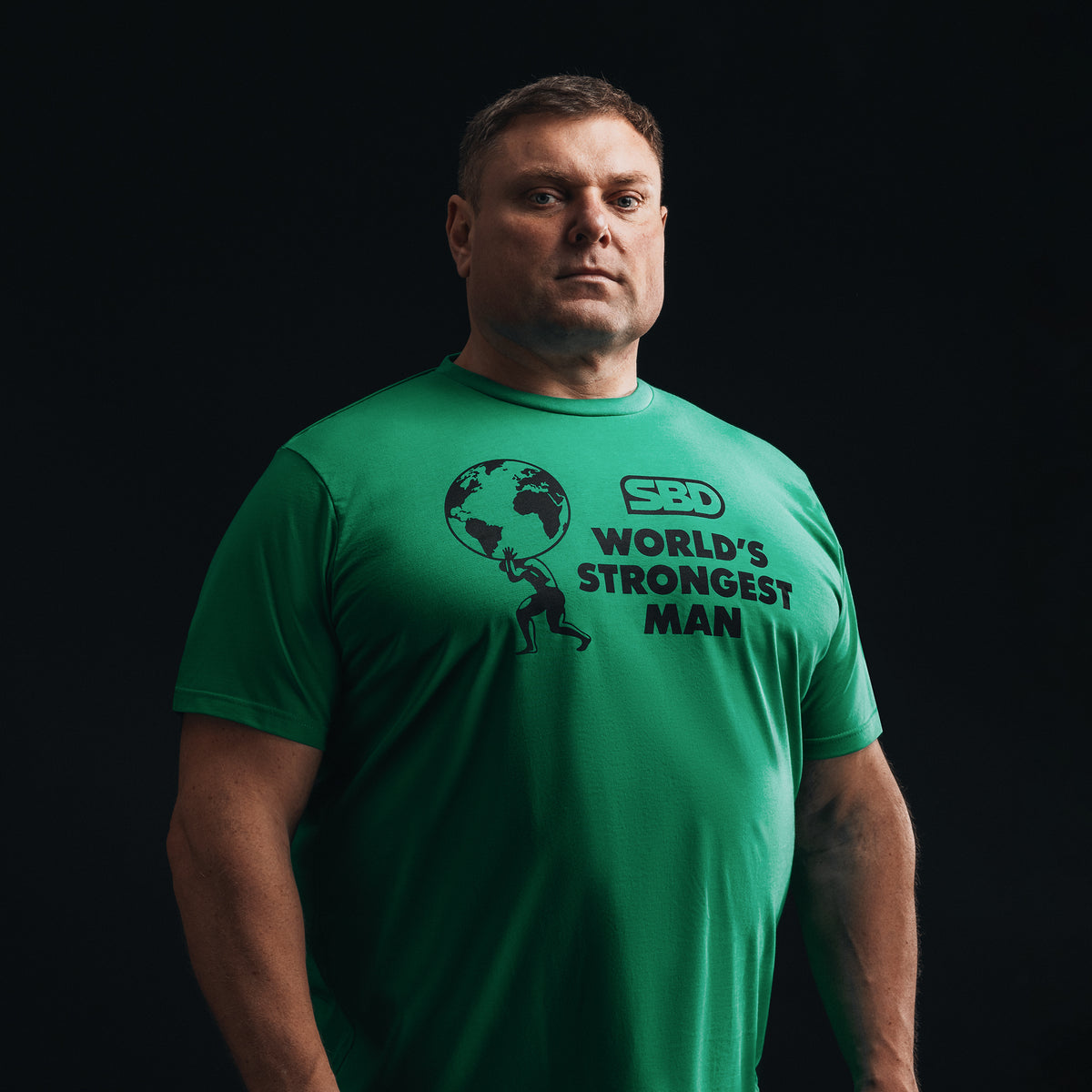 2023 World's Strongest Man T-Shirt Green